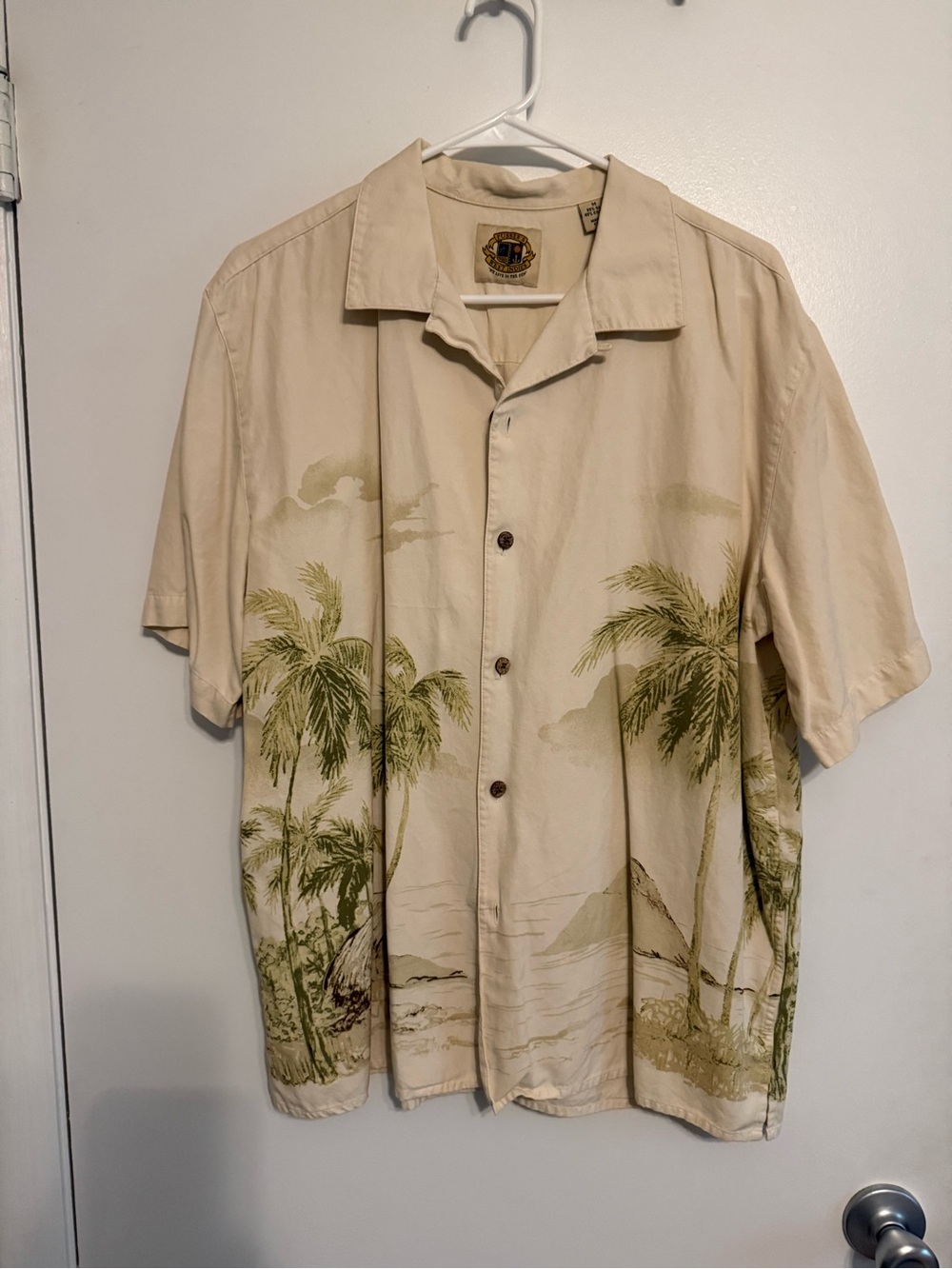 Beige Pussers West Indies Tropical Shirt